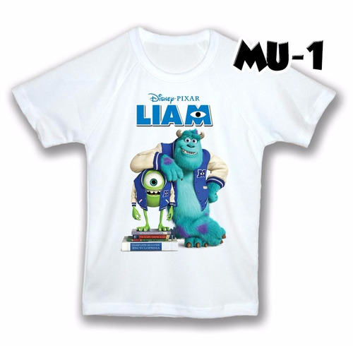 Monsters University Franela Camisa Personalizada