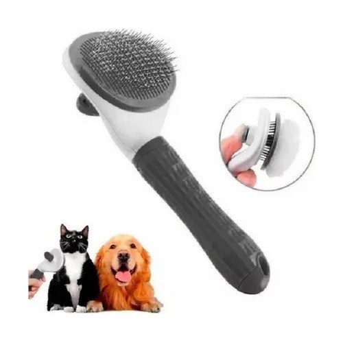 Cepillo Mascota Peine Gato Y Perro Cardina Autolimpiante