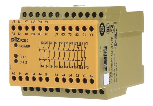 774150 Pilz Pze 9 24vdc 8n/o 1n/c Ampliación De Contactos 