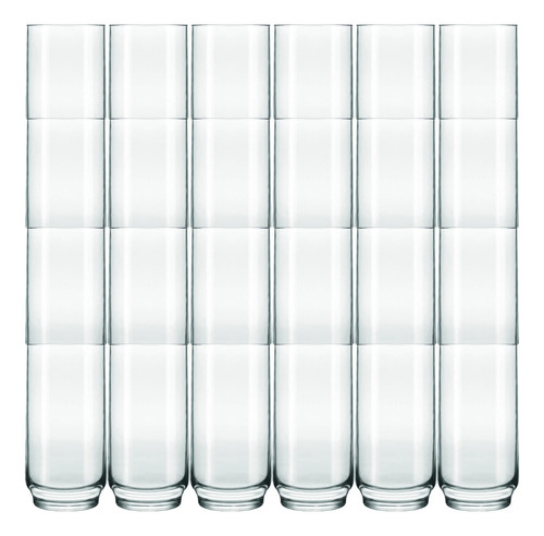 Copo Lights Long Drink 410ml - Kit 24 Unidades Cor Transparente