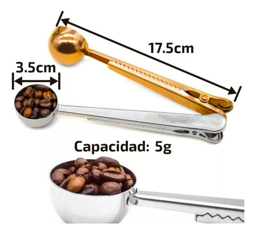 Cuchara Dosificadora Con Clip Para Café O Té De Hierbas