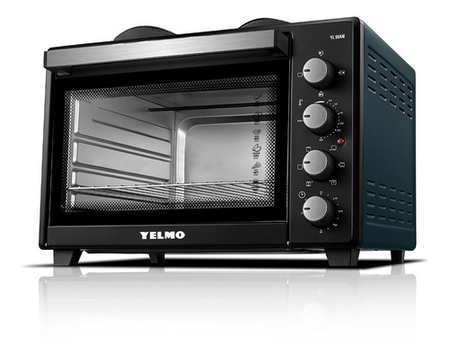 Imagen 1 de 4 de Horno Eléctrico Con Anafe Yelmo Yl-55an 55 Litros 2000w
