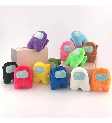 Wang Juego De 12 Modelos De Peluche De Among Us