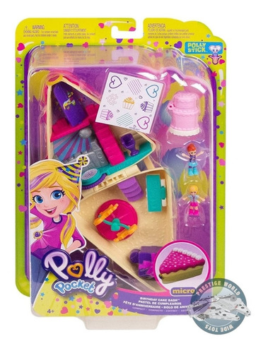 Polly Pocket Birthday Cake Bash Compact - Mattel