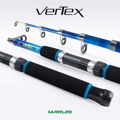 Imagem 7 de 9 de Vara Telescópica Para Molinete Maruri Vertex 2,40m 6 Partes