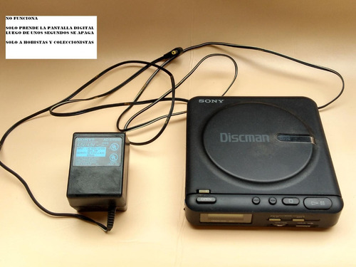 Psicodelia: Viejo Discman Sony D-2 Cargador Wkm