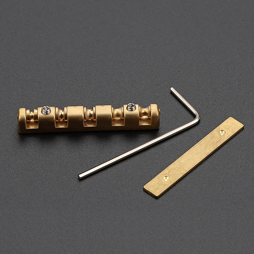 Tuerca De Puente De Latón Para Guitarra, Resistente, Fácil