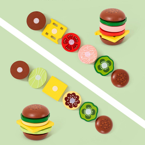 Juego De Comida Para Juego De Imitación, Juego Hamburguesa