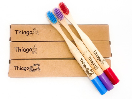 Cepillo Dental Bambú Para Niños Pe - Unidad a $5500