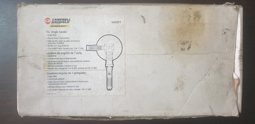 Lijadora Angular Neumatica De 7  Campbell Hausfeld