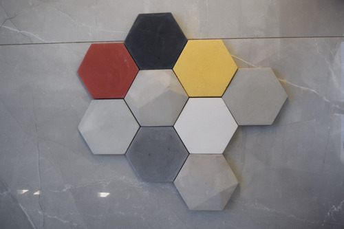 Mosaico De Cemento Hexagonal - Revestimiento Pared Piso M2