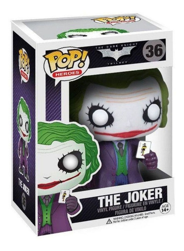 Funko Pop! Batman Joker Dark Night Curinga Coringa #36