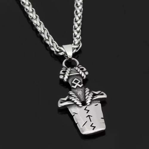 Collar Vikingo Espada Hofund De Heimdall Protector Bifrost
