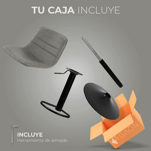 Banco Para Bar Y Barra De Cocina Giratoria Con Reposapies