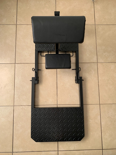 Maquina Multigym 3 En 1 Hip Thrust - Bulgaras Y Sentadillas Negro Negro