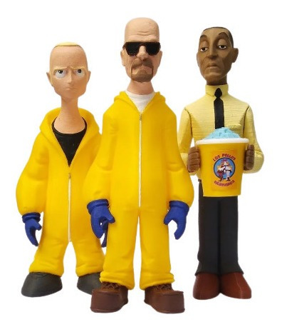 Walter Gus Jesse Breaking Bad Impressão 3d