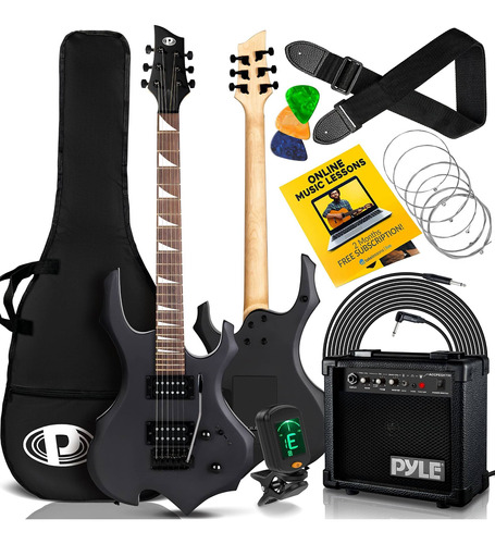 Hacha De Guitarra Eléctrica De Metal Pesado Con Kit De
