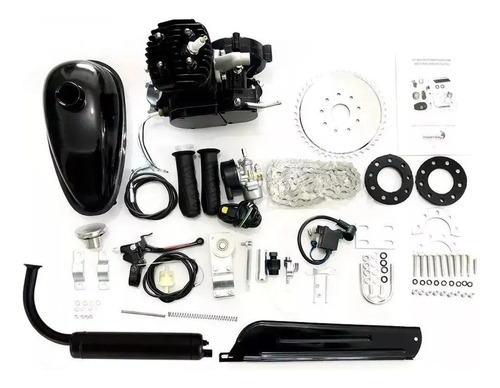 Kit Completo Motor Para Bicicleta Motorizada 80cc