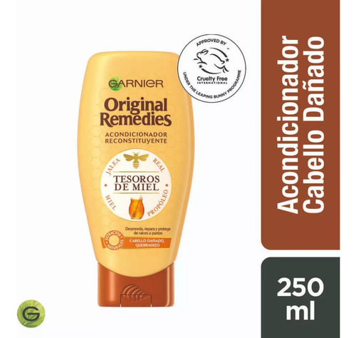 Garnier Acondicionador Original Remedies Tesoros Miel 250 Ml