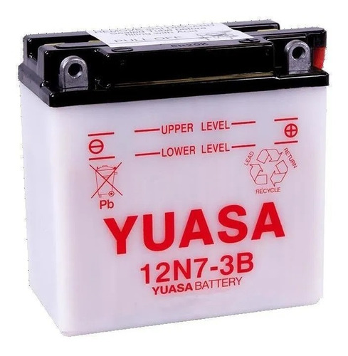 Bateria Yuasa 12n7-3b + Acido 12v7ah Harley Yamaha Rpm925