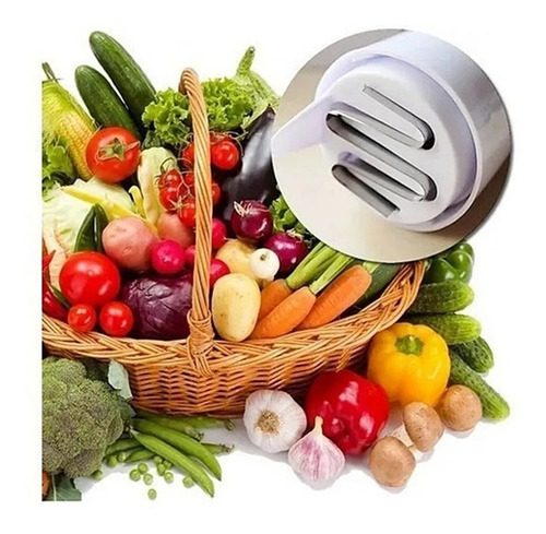 Imagen 6 de 7 de Picador Cortador Manual Verduras Colores Cocina