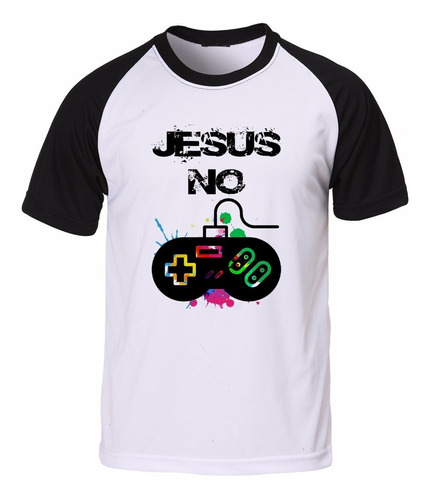 Camisa Camiseta Raglan Evangélica Gospel Jesus No Controle