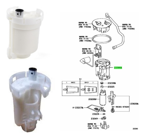 Filtro Bomba Gasolina Camry 2010 3.5 Importado Usa