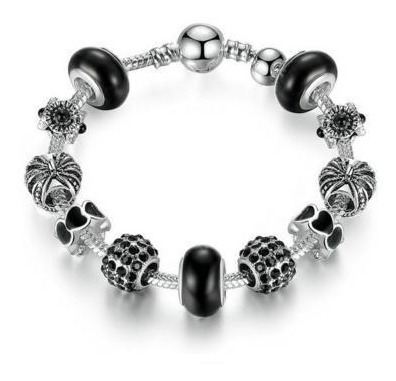 Pulsera Manilla Para Mujer Con Dijes Charm Corona Reina