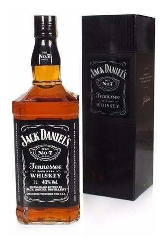 Combo Whisky Jack Daniel's 1l + 4 Red Bulls + Agua De Coco