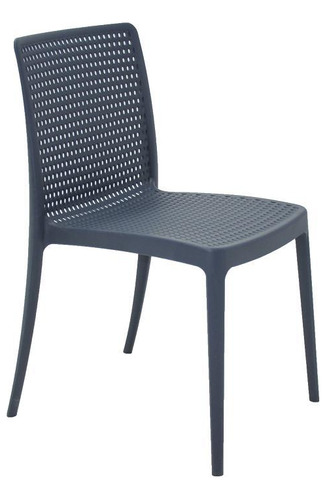 Cadeira Tramontina Isabelle Pp/fibra Azul