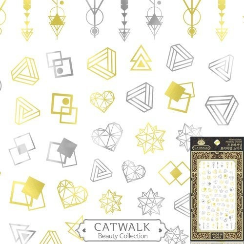 Pegatinas Para Uñas Peel-n-stick Premium Catwalk (formas Ge