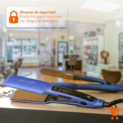 Imagen 2 de 10 de Planchita Pelo Profesional Allure Titanium Alisado T/ Baby