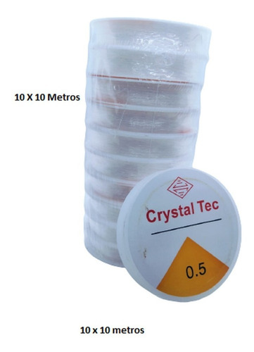 Imagem 3 de 4 de Fio De Silicone Elástico P/ Pulseiras - 0.5mm - 100 Metros
