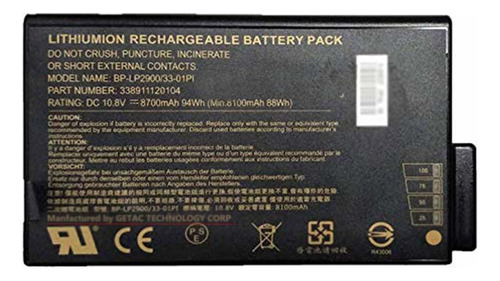 Bateria Bp-lp2900/33-01pi 10.8v 94wh 8700mah Getac X500 V100