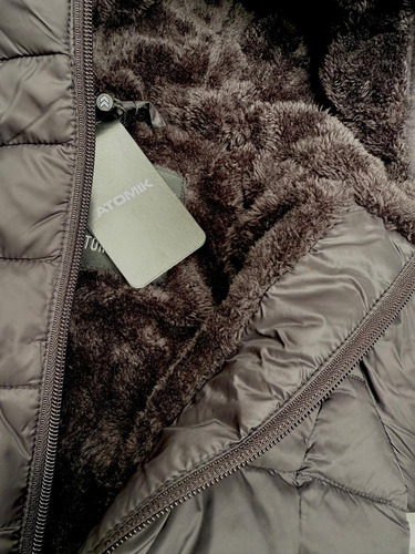 Campera Atomik Con Piel Inflada Niño Niña Del Talle 6 Al 16.
