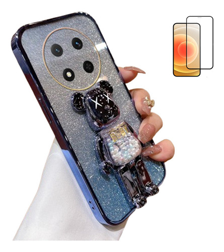 Funda Para Honor Magic 7 Lite 5g Oso Violento Polvo Flash+mi