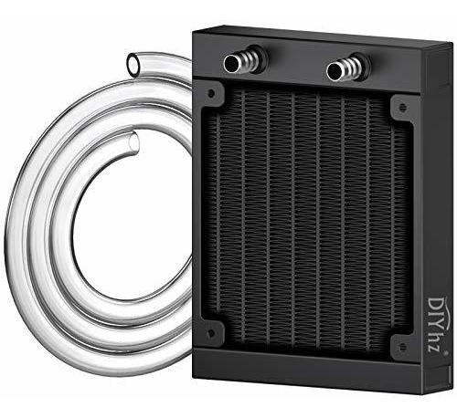 Radiador Agua Pc Diyhz 80mm Negro - Enfriamiento Líquido Cpu