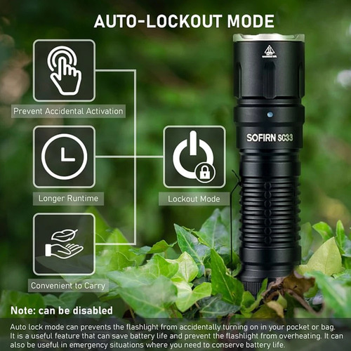 Lámpara Led Sofirn Sc33 De 5200 Lm Para Defensa Personal, Li
