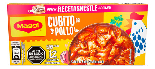 Cubito De Caldo De Pollo Maggi 138gr