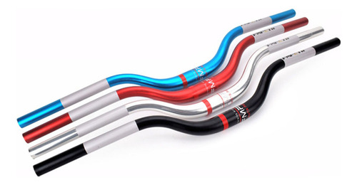 Manillar De Bicicleta Bmx Extra Largo Down Hill 720mm Plata