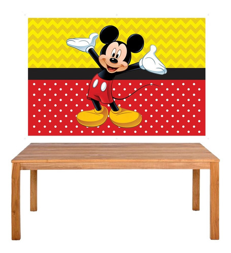 Painel Mickey Festa Banner 100x60