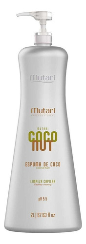  Mutari Shampoo Espuma De Coco - Limpeza Capilar 2 Litros