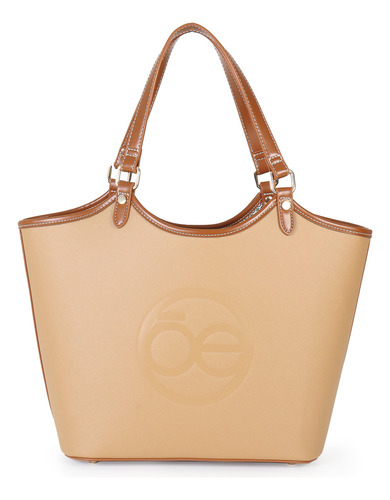 Bolsa Tote Para Mujer Cloe 2 En 1 Clásica Color Marrón