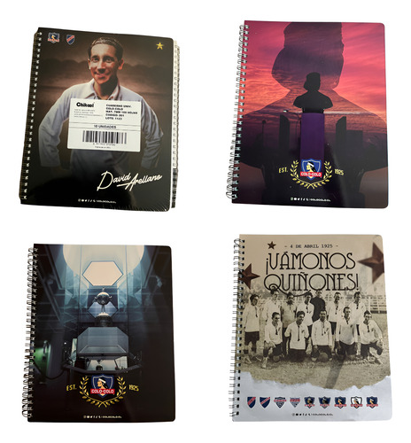 Cuadernos Colo Colo Pack X 5 Unidades 100 Hjs