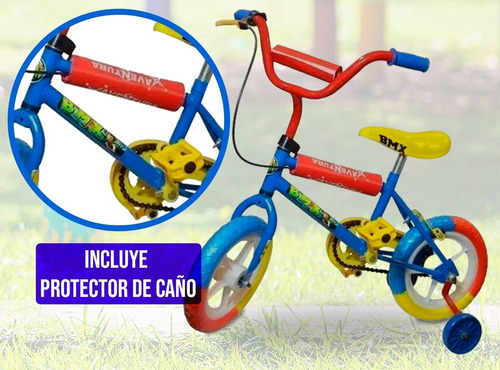 Bicicleta Forest Rodado 12 Nene Nena Ruedas Goma Accesorios