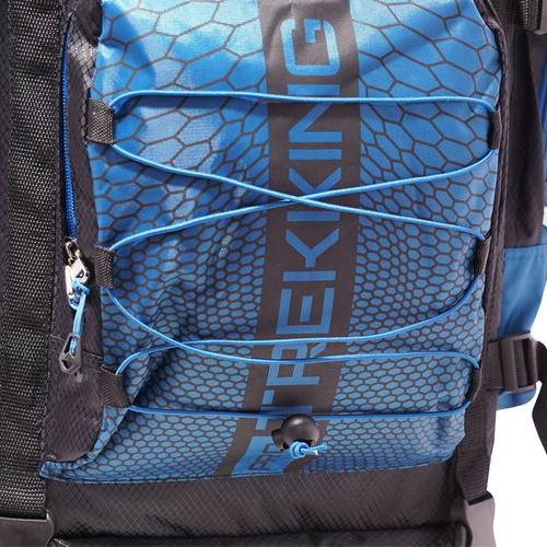 Mochila Mochilero Lsyd Grande Camping Pro Trekking 70 Litros Color Rojo Diseño De La Tela Liso