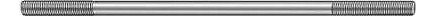 Zoro Select Link50030ea Double-end Threaded Rod, 1/2 -20 Aad