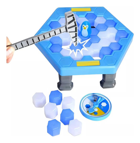 Zzc Brinquedo Educativo Save The Penguin Ice Block Breaker