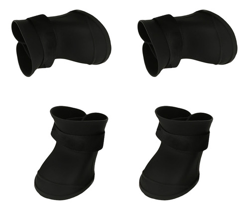 4 Piezas De Silicona Para Perros Y Mascotas Lindas Botas