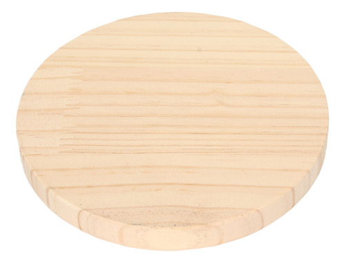Bandeja Redonda Para Pendientes, 6 Ranuras, De Madera Maciza